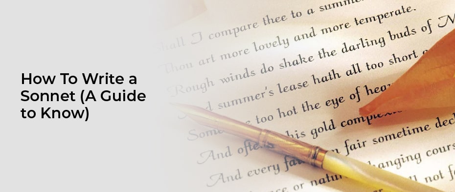 How To Write a Sonnet (A Guide to Know)
